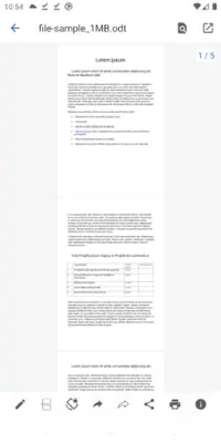 Open Office Viewer - ODF, PDF android App screenshot 9