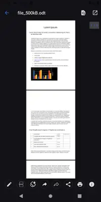 Open Office Viewer - ODF, PDF android App screenshot 8